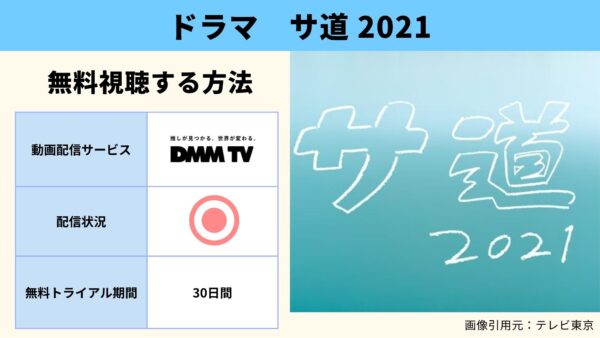 ドラマ サ道2021 無料配信動画 DMMTV